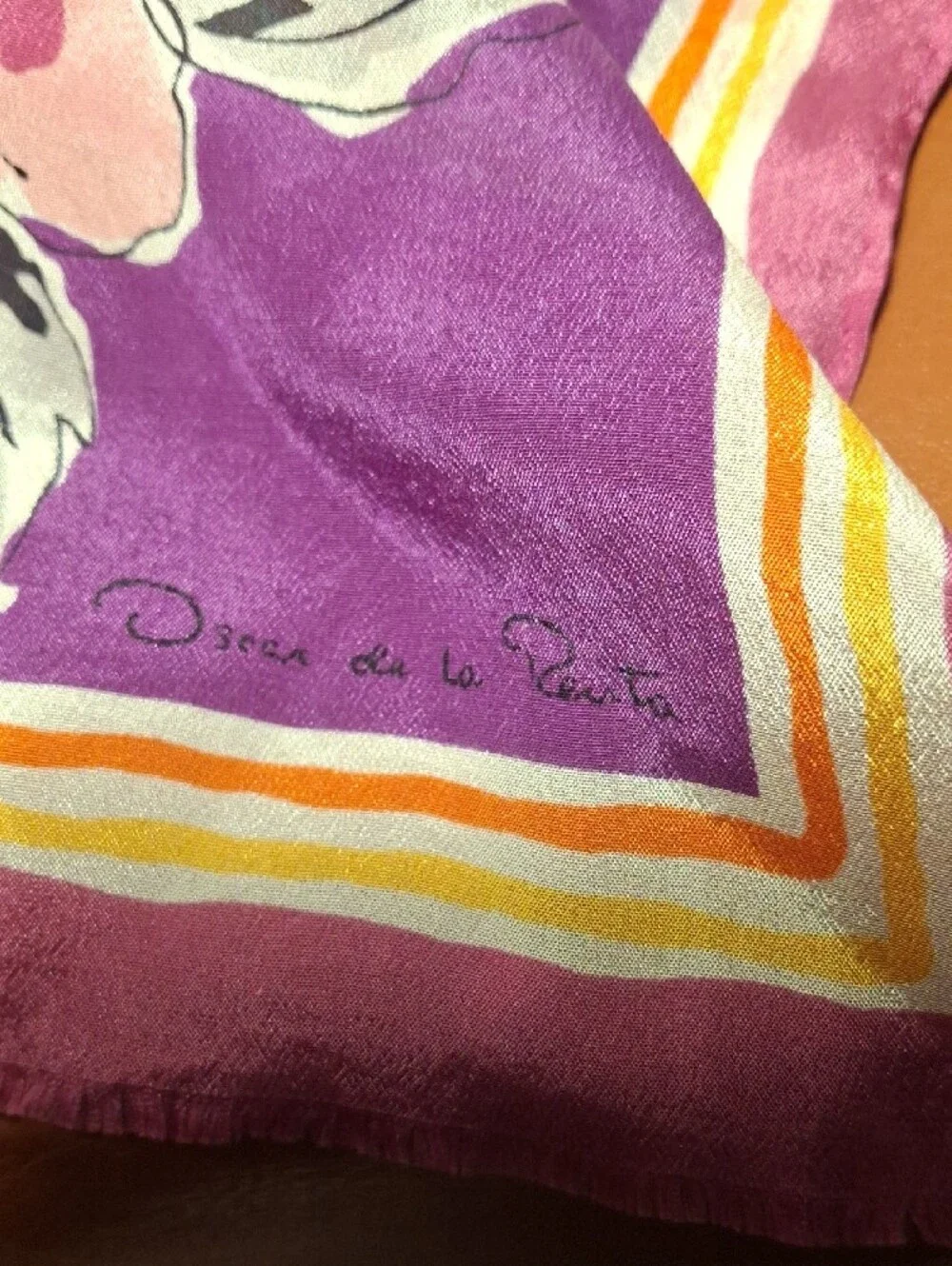 Oscar de la Renta lightweight silk